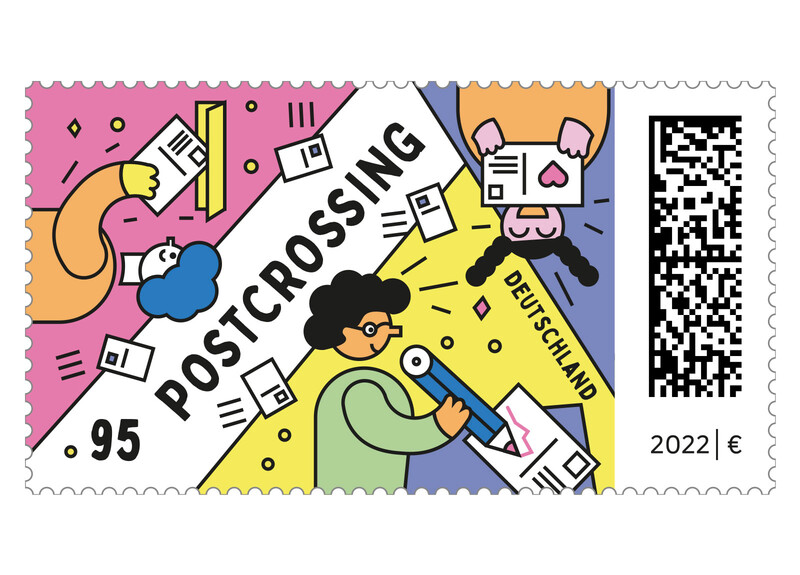 Postcrossing Briefmarke